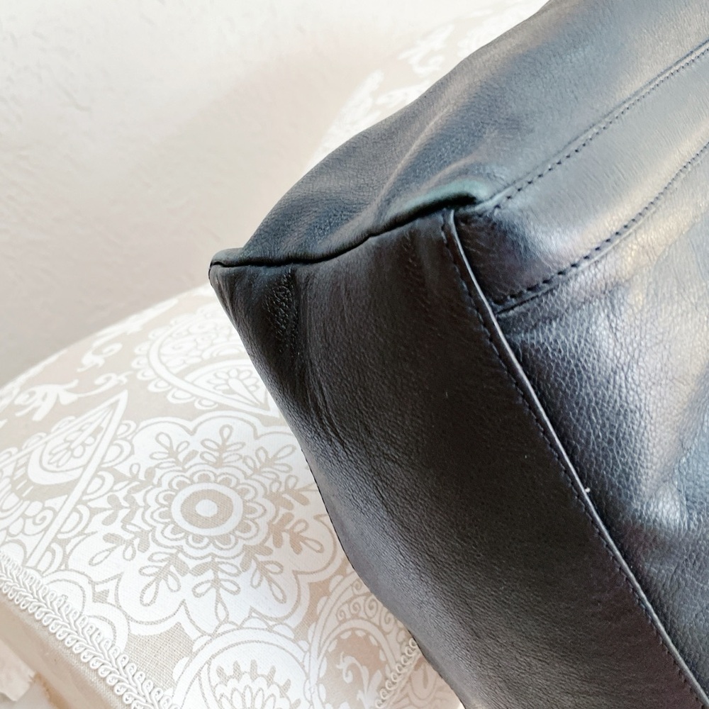 See by Chloe Harriet Gorgeous Black Soft Leather Large Tote Shoulder Bag EUC! - Picture 8 of 12